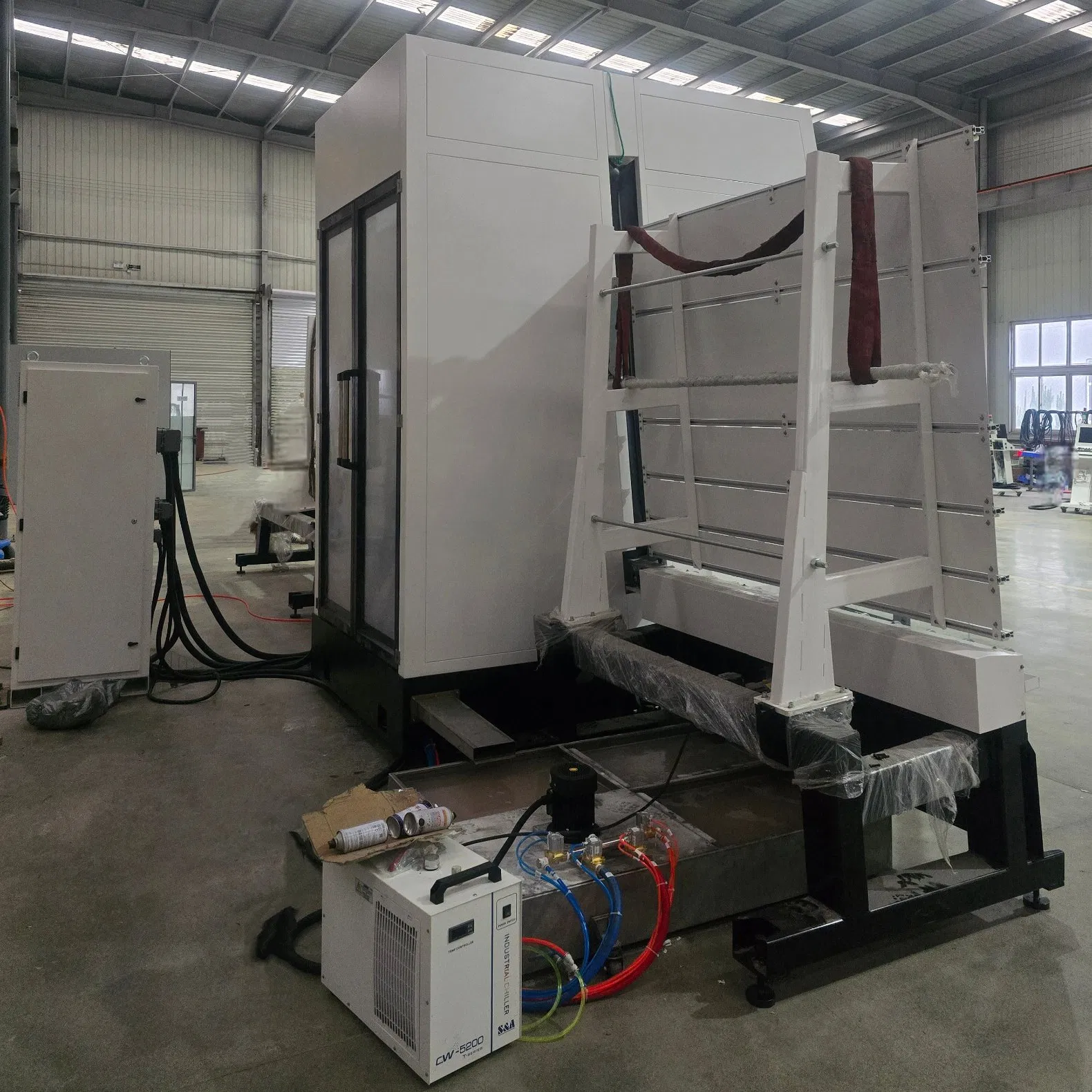 Vertical Drilling and Milling CNC Machine One Stop Glass Drilling Slot Milling Machine for Bathrooms