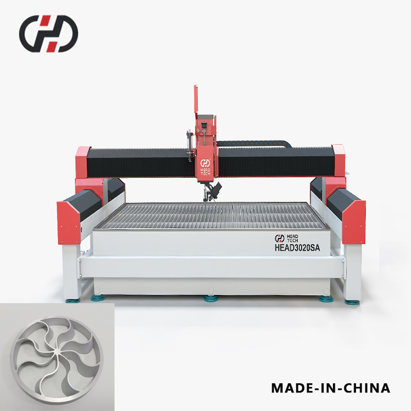 Head China Factory Manufacturer Metal Aluminium Board CNC Waterjet Cutting Machine