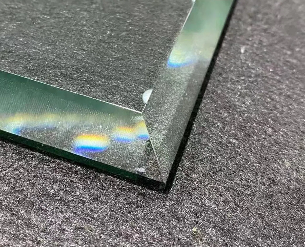 Sanken 11-Spindle Toughened Glass Furniture Multilevel 45 Degrees Glass Facet Machine