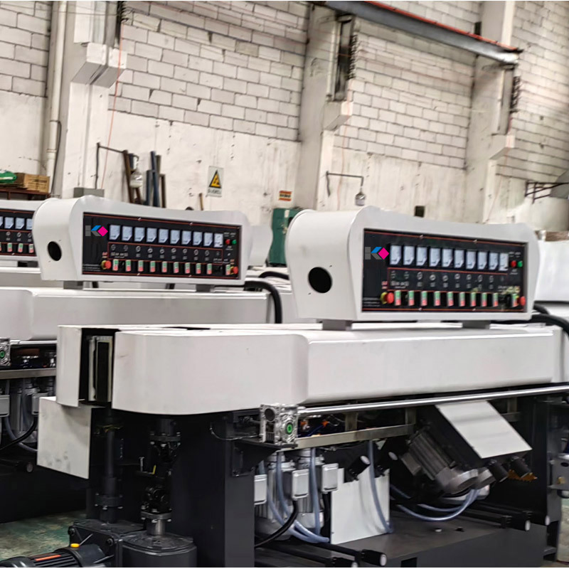 Glass Double Edger Glass Drilling Machine with Edging Glass Drilling Machine with Edgin Latest Technology 9 Motors Glass Round Edging Machine Glass Machine
