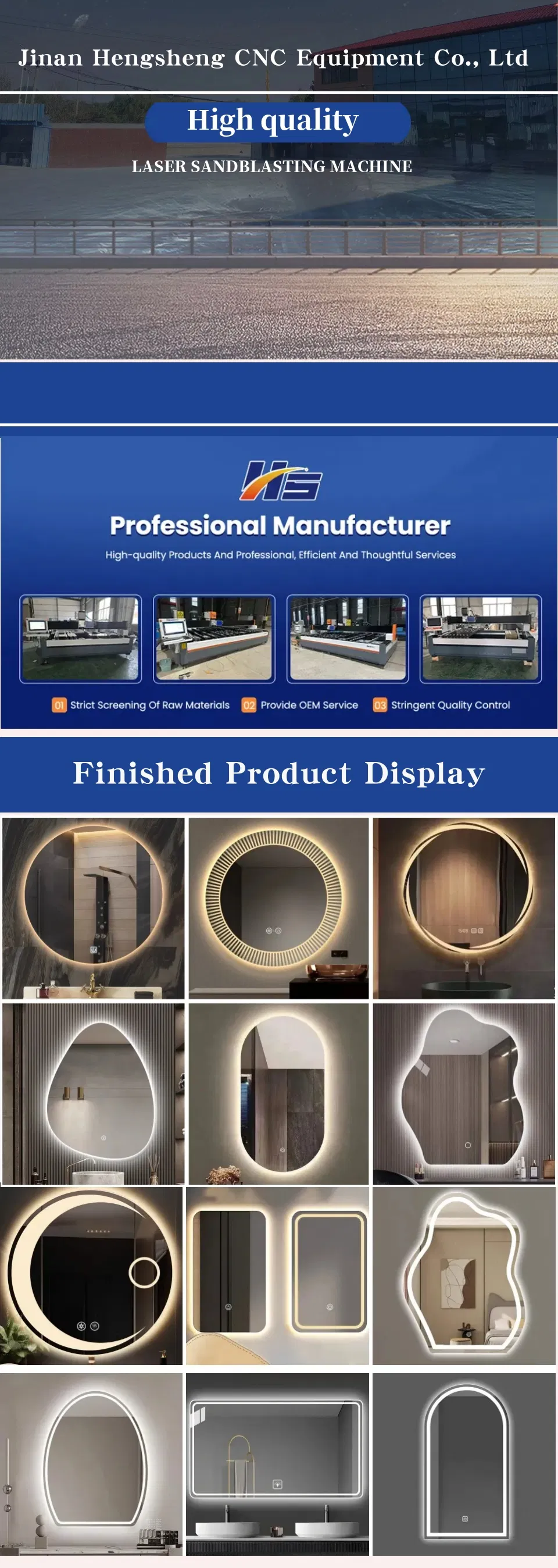 Glass Laser Sandblasting Banner