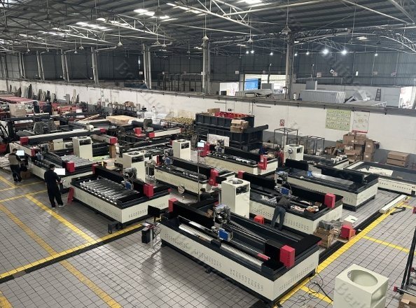 Industrial Waterjet Cutter for Glass Stone Materials Drilling Shower Door CNC Automatic