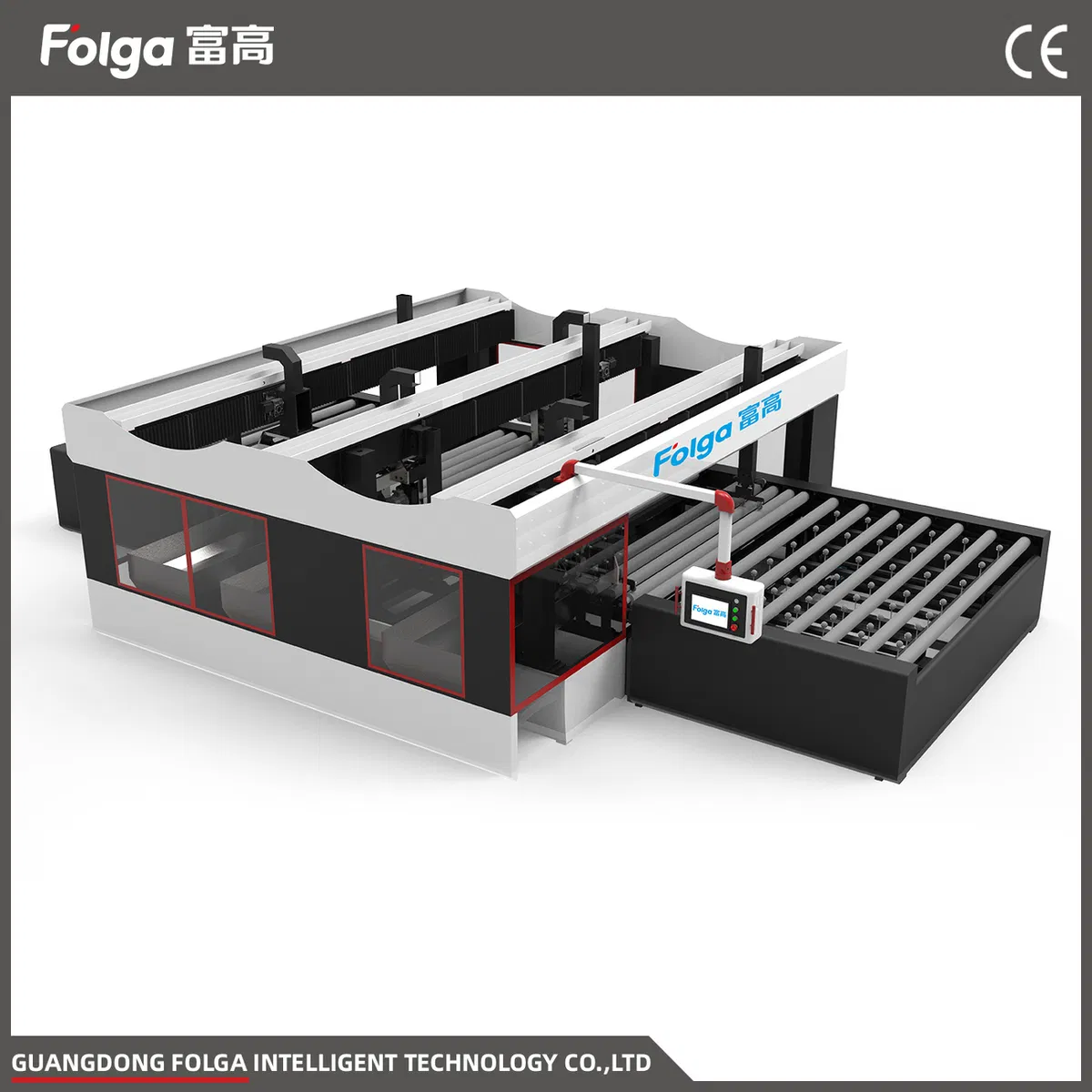 Rapid &amp; Stable Float Glass Four-Side Edging Machine Customized Production Line