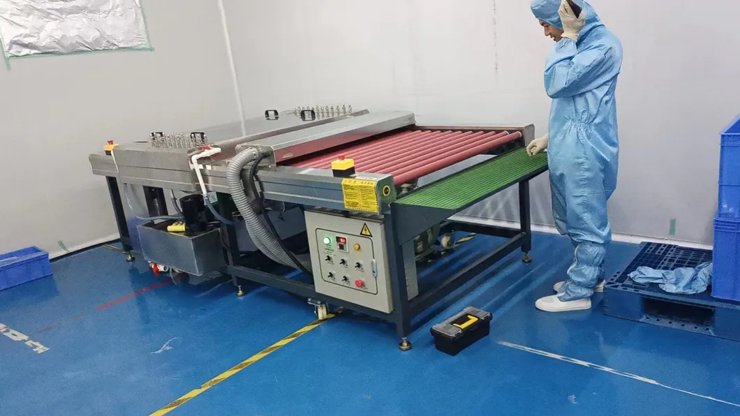 Glass cleaning machine