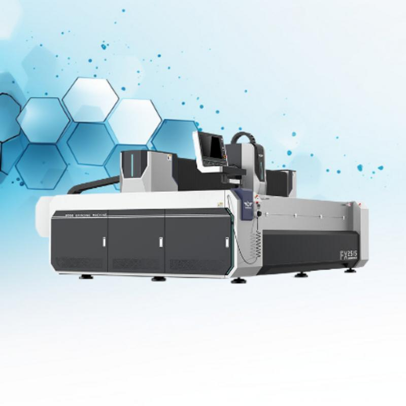 3 Axis CNC Glass Processing Center Horizontal CNC Glass Working Center