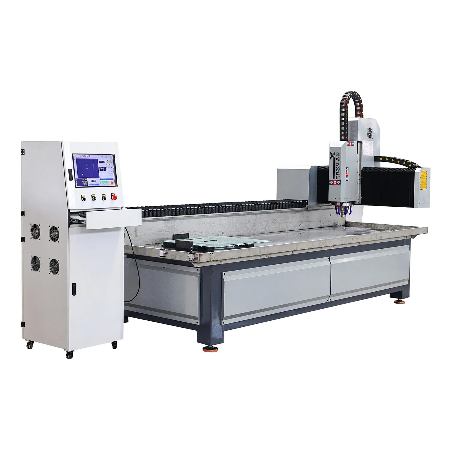 Advanced Zxx-E0825 CNC Glass Processing Machine for Drilling, Cutting, and Grinding