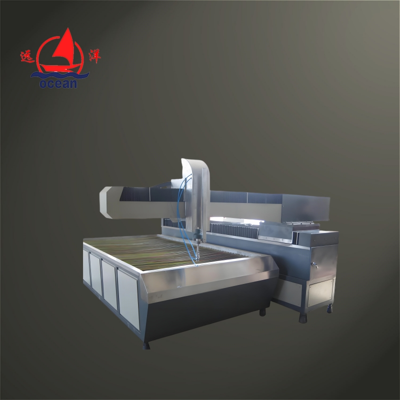 Waterjet 5 Axis CNC Gantry Type Water Jet Stone Cutting Machine for Glass Cutting