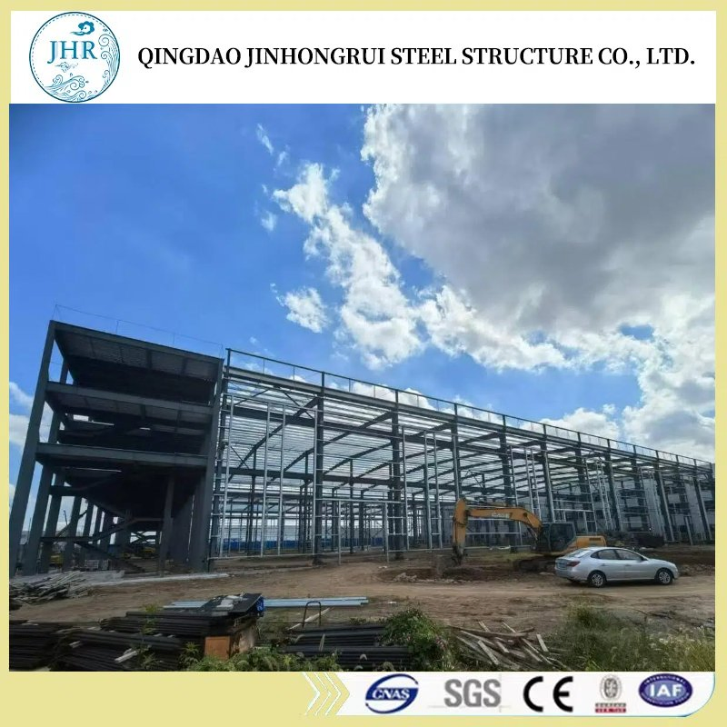 Prefabricated Customized Span Steel Structure Frame Storage with Drawing Design