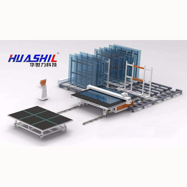 Intelligent Automatic CNC Glass Original Sheet Storage Racks System with Glass Cutting Line