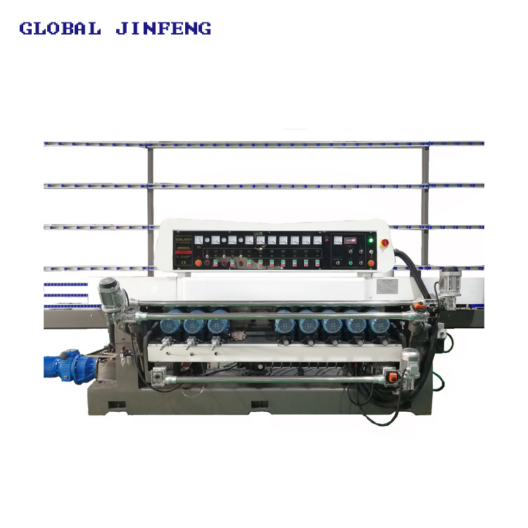 (Jfx-261) 9 Motors Glass Straight Line Bevelling Edge Grinding Machine