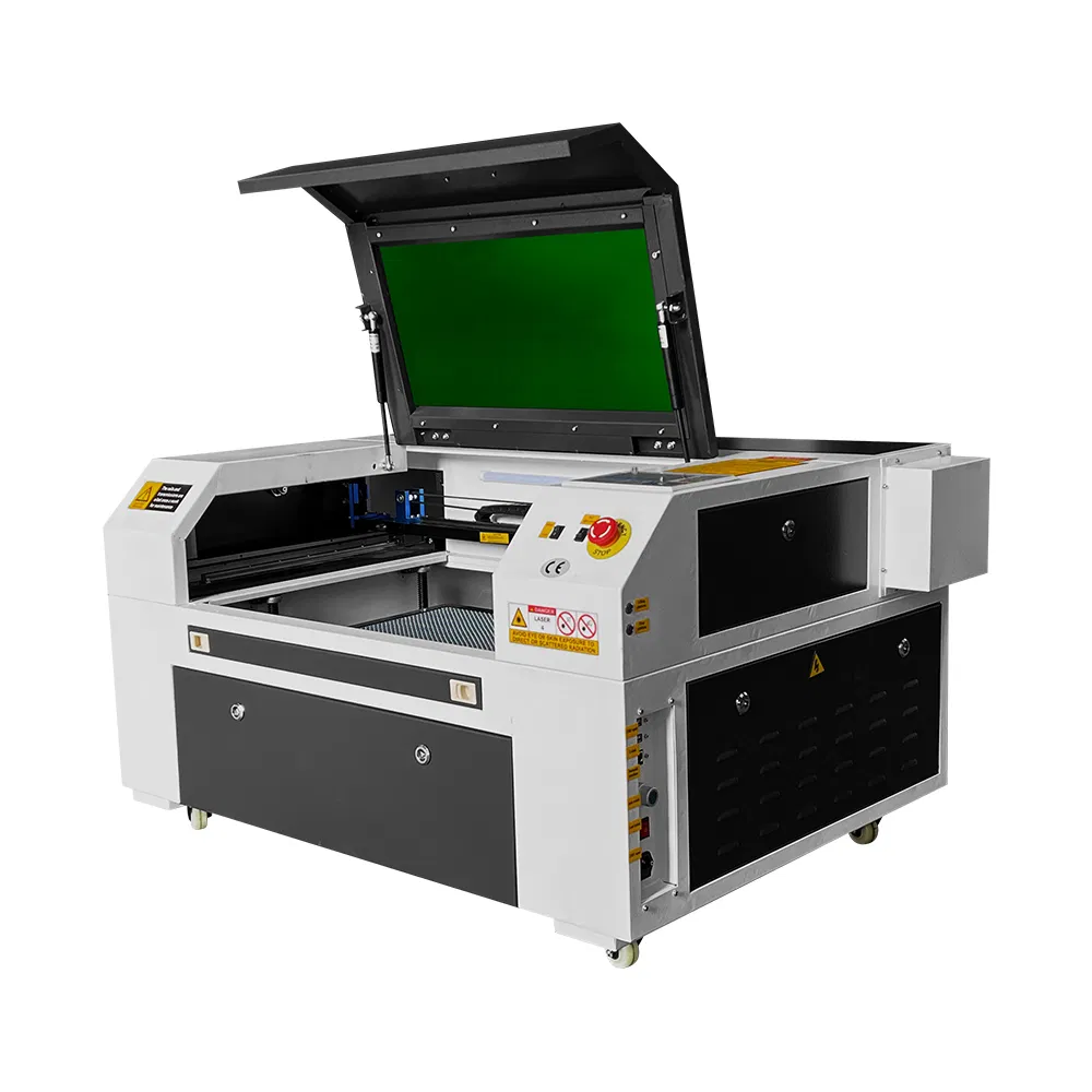 Laser Engraving Machine Cutting Machine Laser Engraver CO2 Laser Machine 60-100W 9060 1080 1490 for Non-Metal Acrylic Plastic Glass Leather Laser Cutter Ruida
