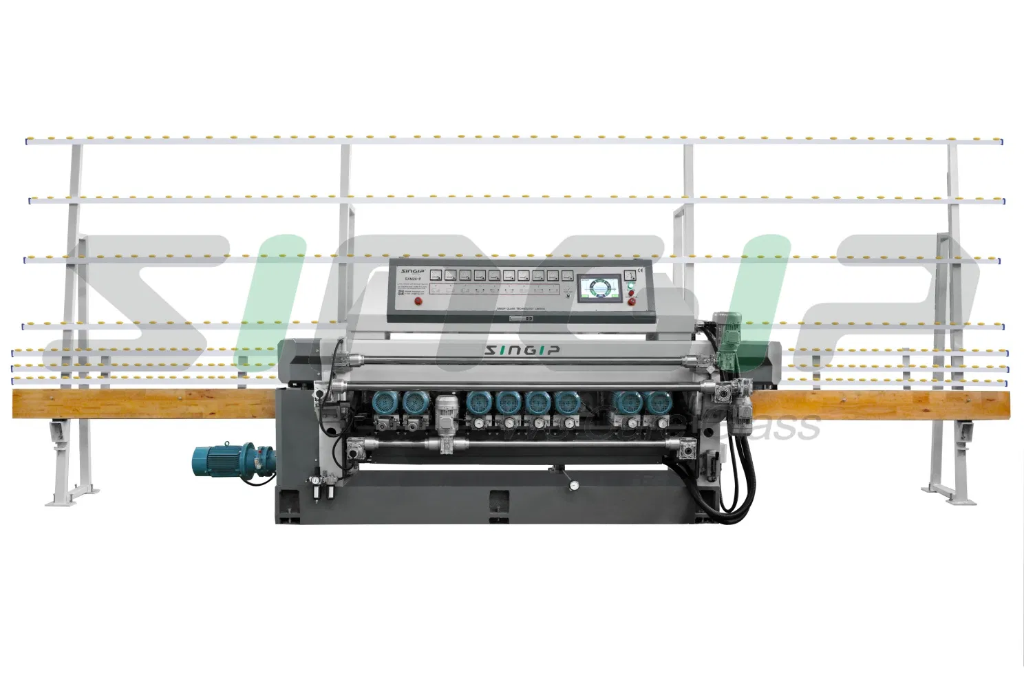 Flat Glass and Mirror Beveling Edging Polishing Machine with PLC