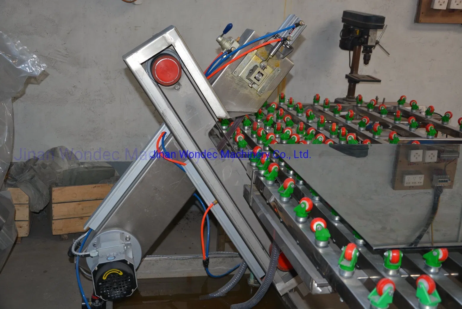 Insulated Glass Belt Edging Machine for Float Glass