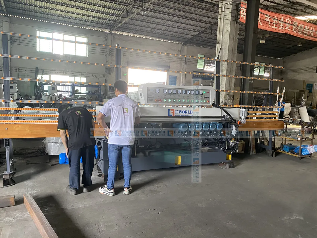 PLC Controlled Glass Bevelling Edging Machine