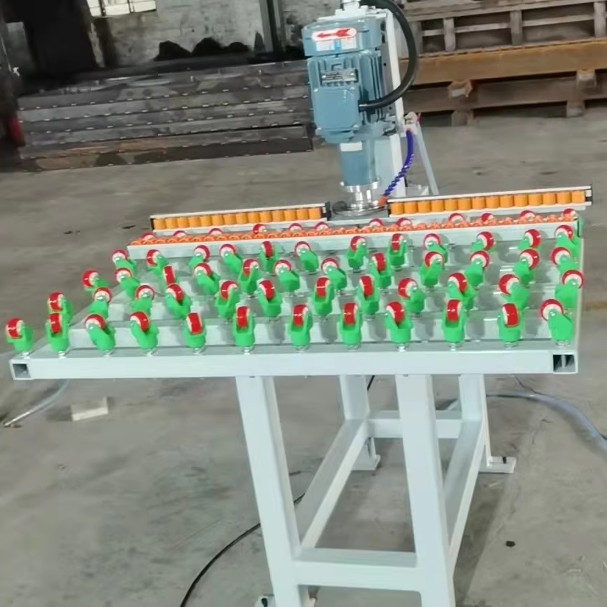 AGM Chinese Supplier Glass Edging Machine with Wheel Belt Edge Grinding Machine
