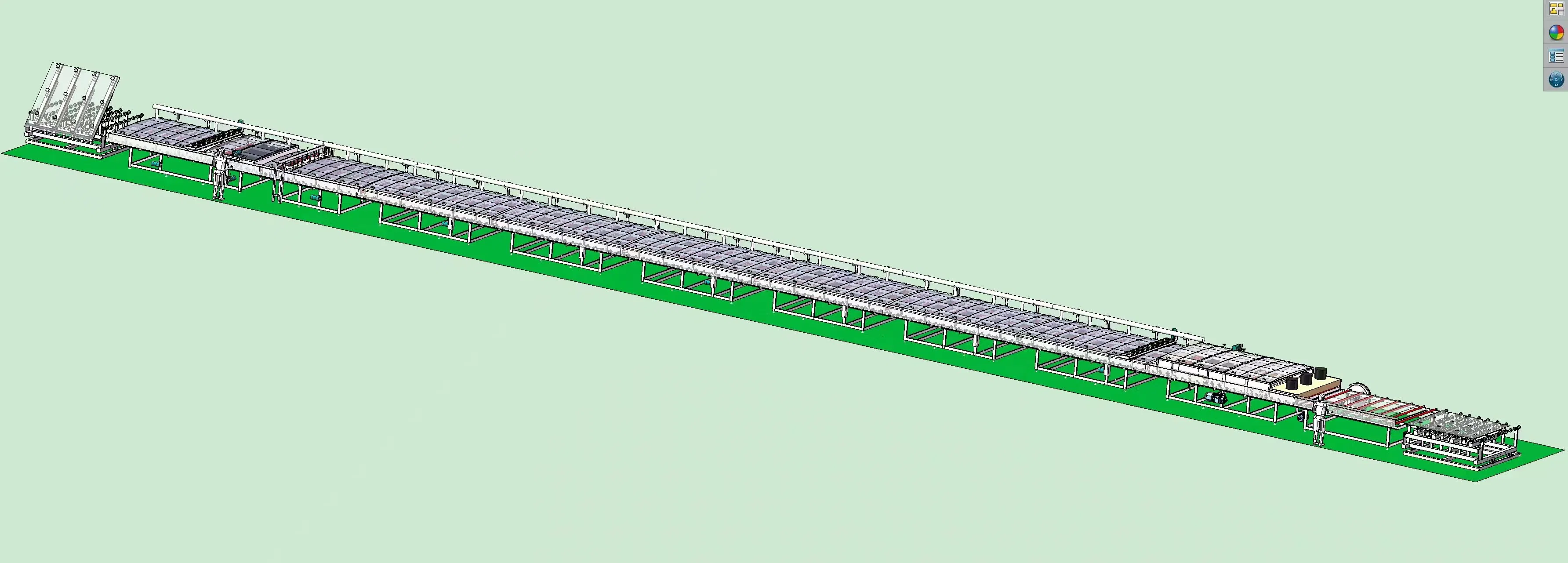 Automatic Acid Etched Glass Frosting Machinery