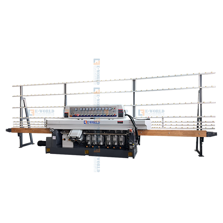 High-End 9 Motors Glass Bevelling and Polishing Machine Window Edging Machine