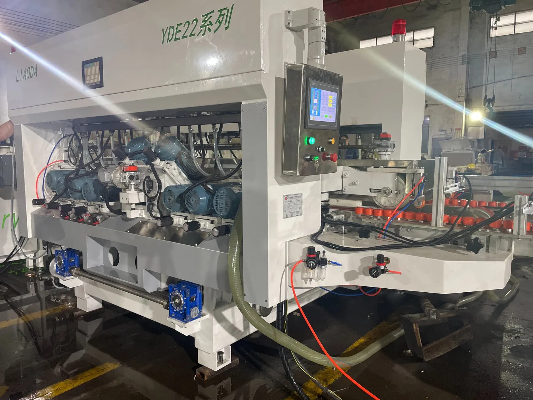 New Launch 2500mm Automatic Flat Glass Double Edging Machine Polishing Machine