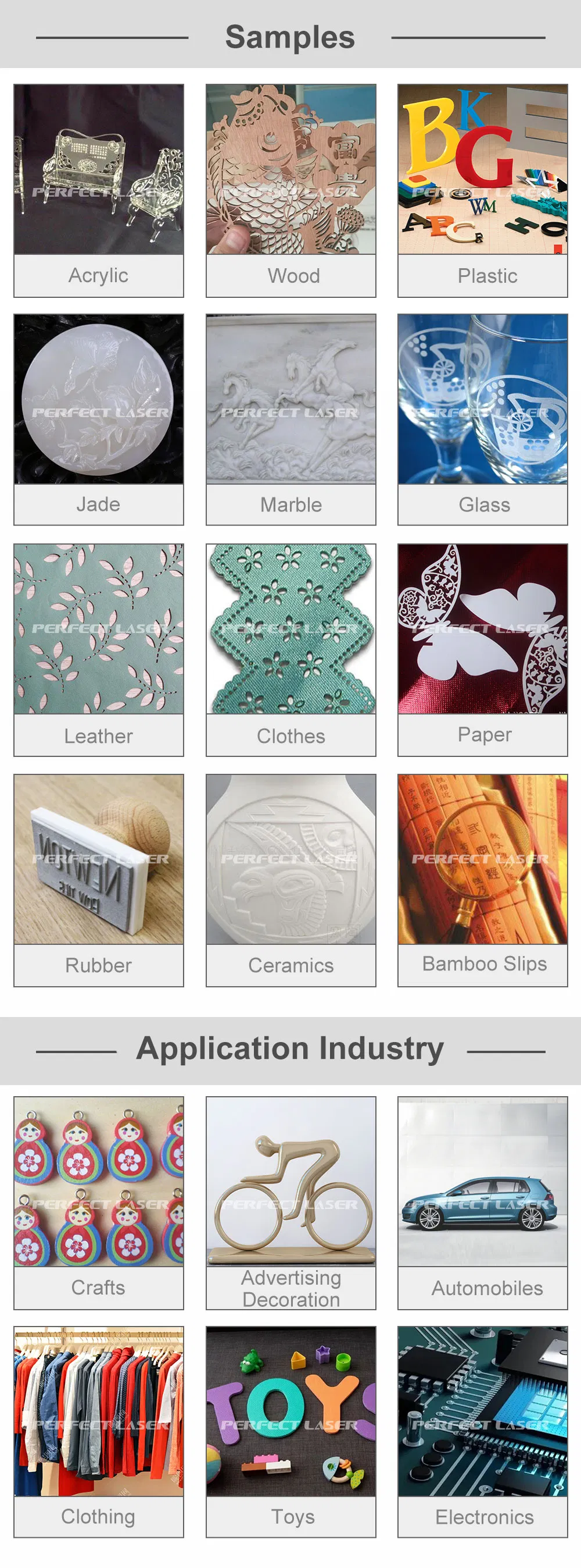 Laser Application Samples