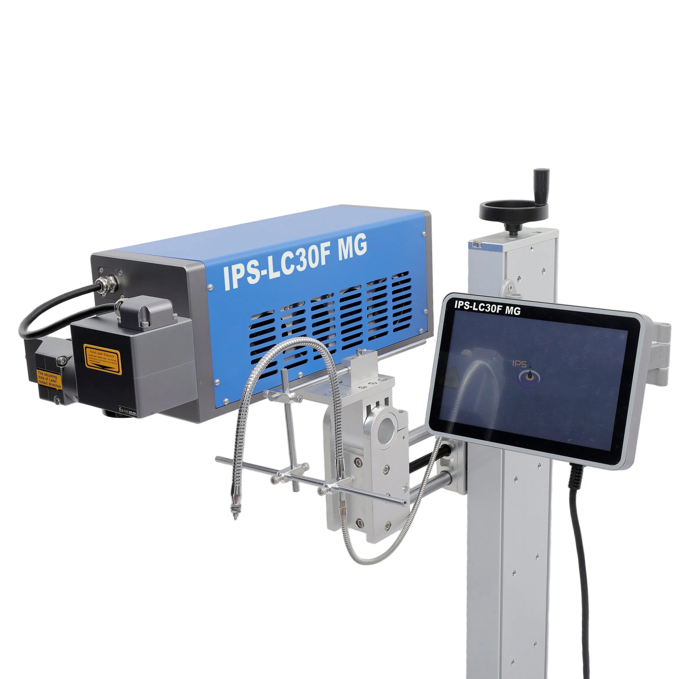 High Speed LC30 F Mg Flying 30W CO2 Laser Marking Machine Galvo Engraving Machine for Plastic /Wood/ Acrylic/Glass/Leather Expiry Date Coder CO2 Laser Marker