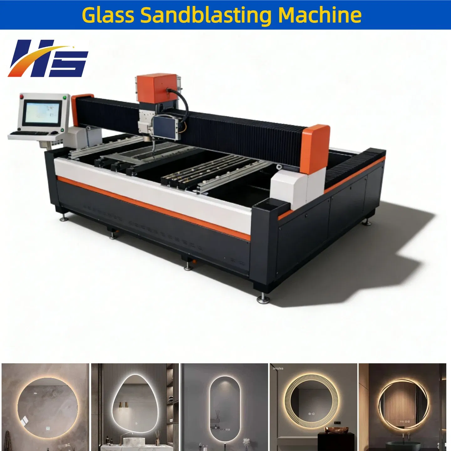 Glass Frosting Sandblasting Machine Laser Engraving Marking Drilling Machine