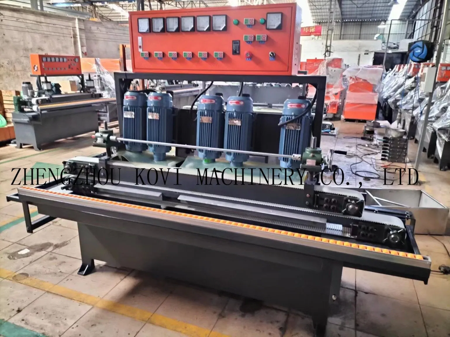 High Quality Portable 7 Motor Glass Edging Polishing Machine Glass Flat Edger and Variable Miter Machine Glass Mirror Grind Glass Beveled Sandblasting Machinery