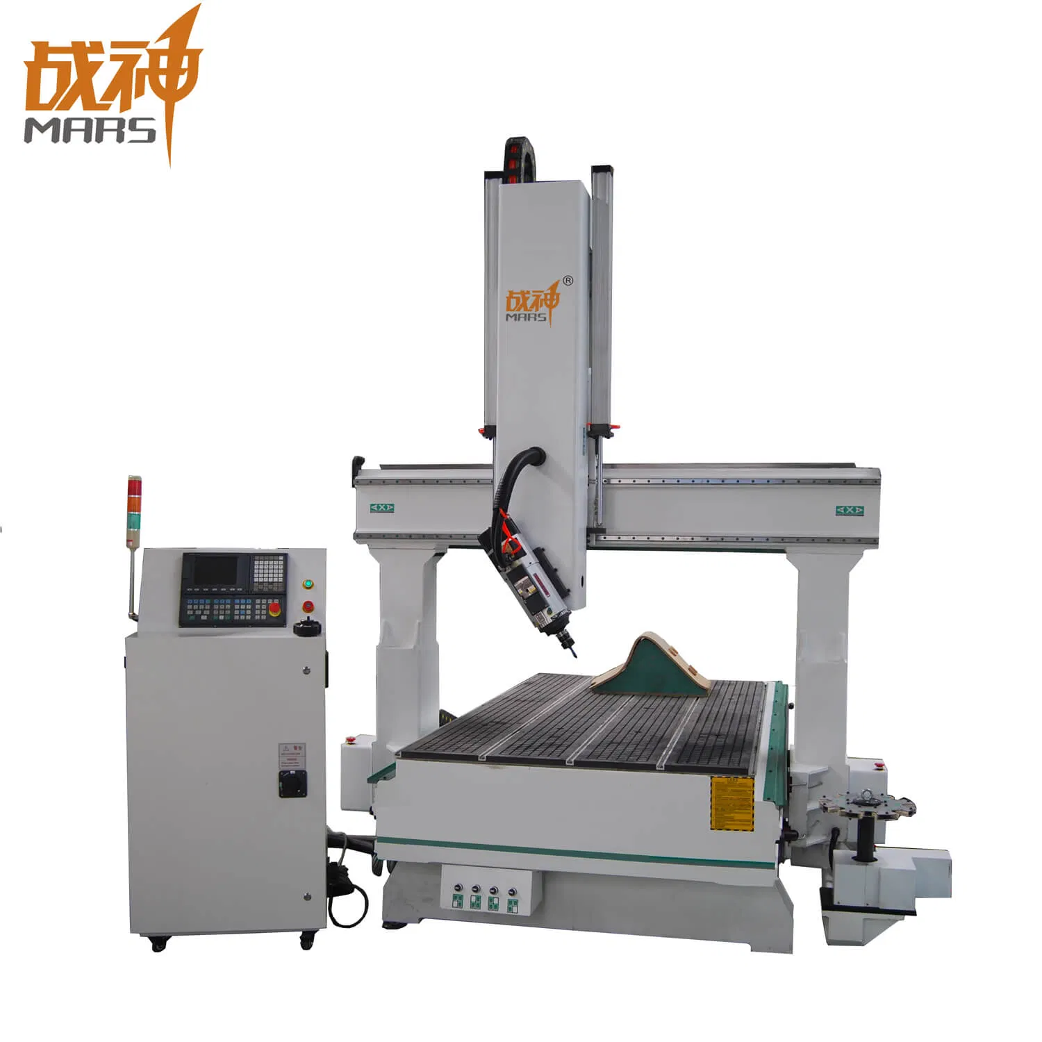 Mars Woodworking CNC Router 5 Aixs CNC Machining Center with Atc for Wood Foam Sculpture Model Mold Making