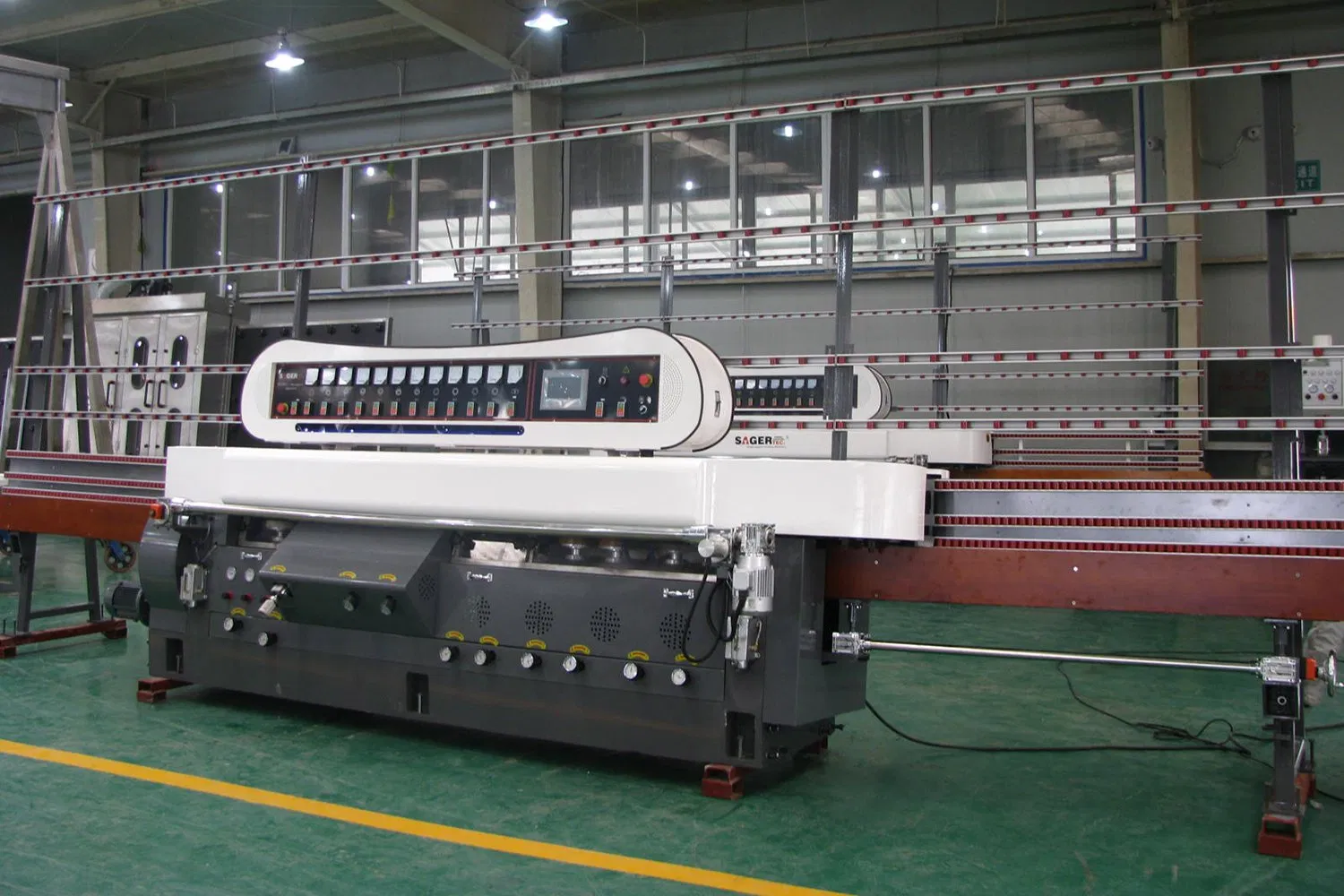 Flat Glass Double Straight-Line Edging Machine Double Disc Grinding Machine