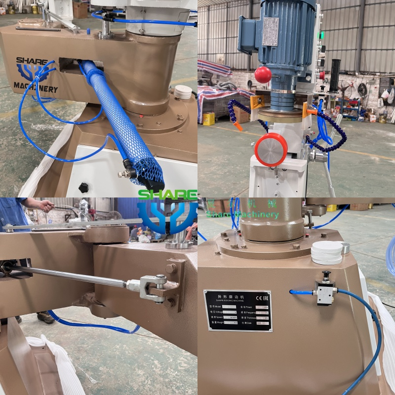 Glass Shape Edging and Polishing Machine Horizontal Glass Edging Polishing Machine Round Glass Edge Polishing Machine Glass Polishing Machine Edge