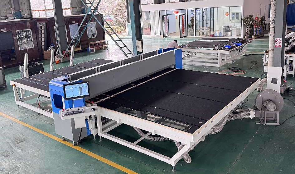 Automatic Laminated Glass Cutting Machine with Optimization