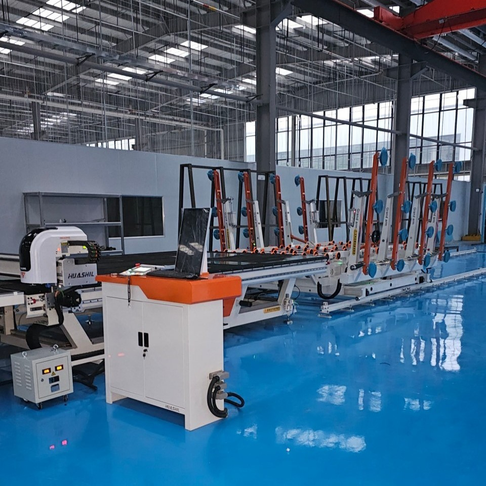 CNC Glass Processing Machinery Glass Cutting Line 4228 Three Tables Glass Machine Manufacturer
