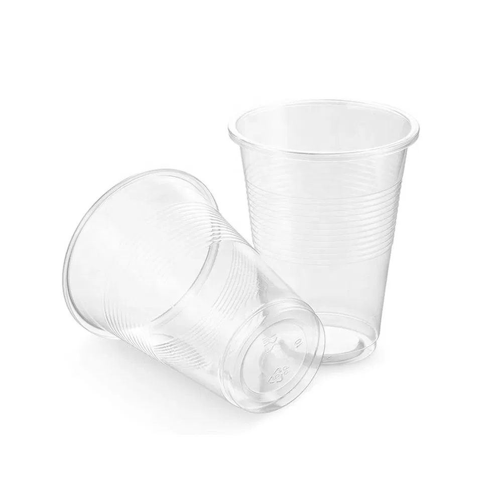 Disposable Glass PP Plastic Cup Making Machine with Heating, Forming, Cutting, and Rewinding Waste Into One Piece