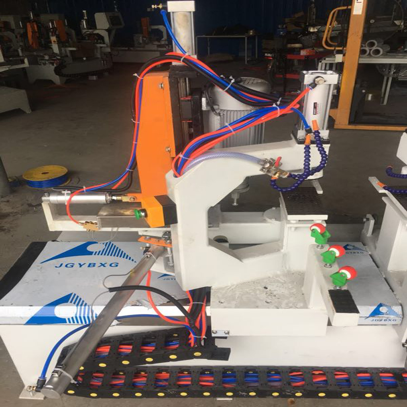 Professional Double Head CNC Glass Corner Edging Machine