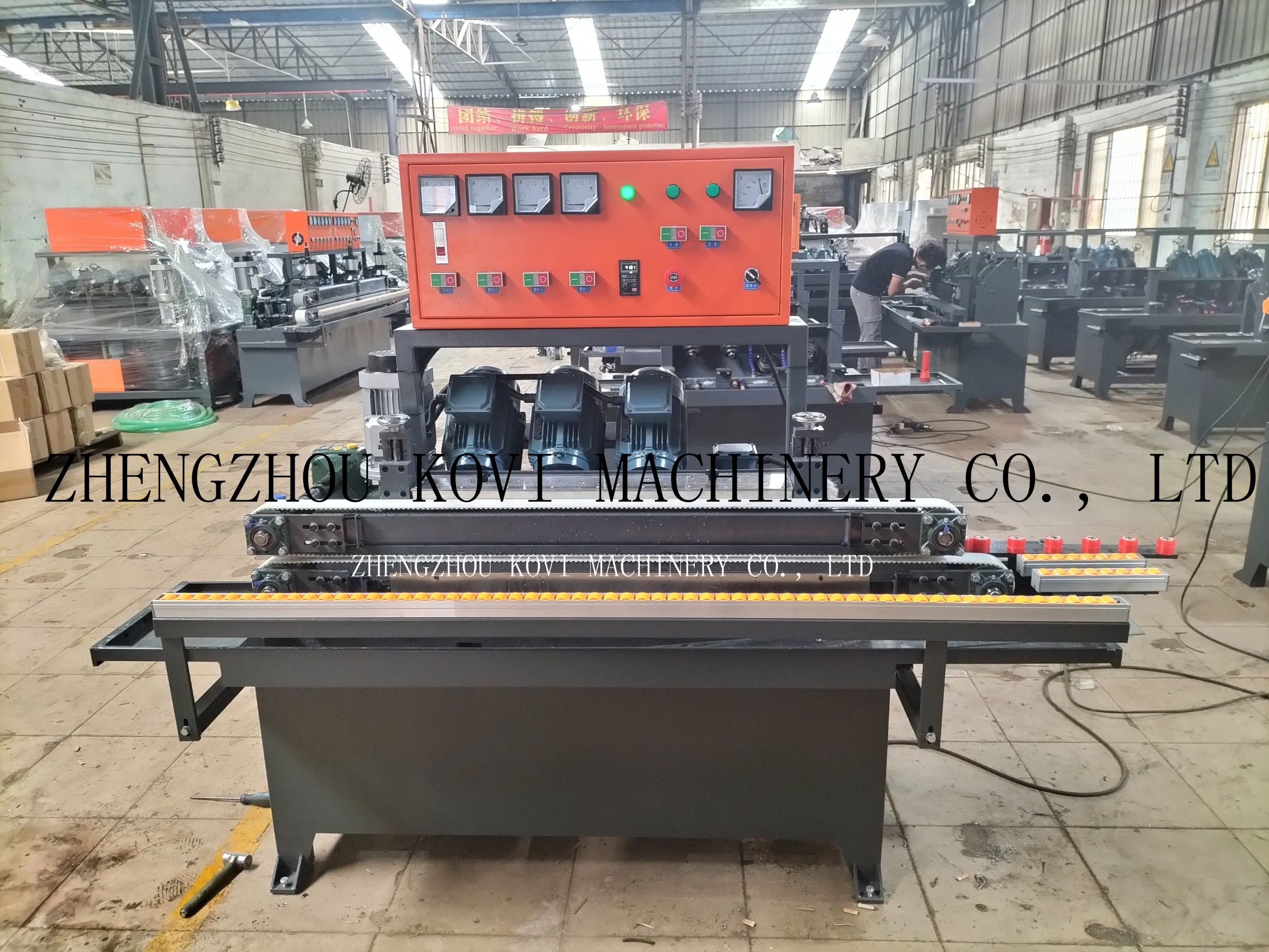 Glass Bevelled Edger Machine Glass Edging Polishing Machine CNC Tile Glass Double Straight Edging Bevelling Machine Processing