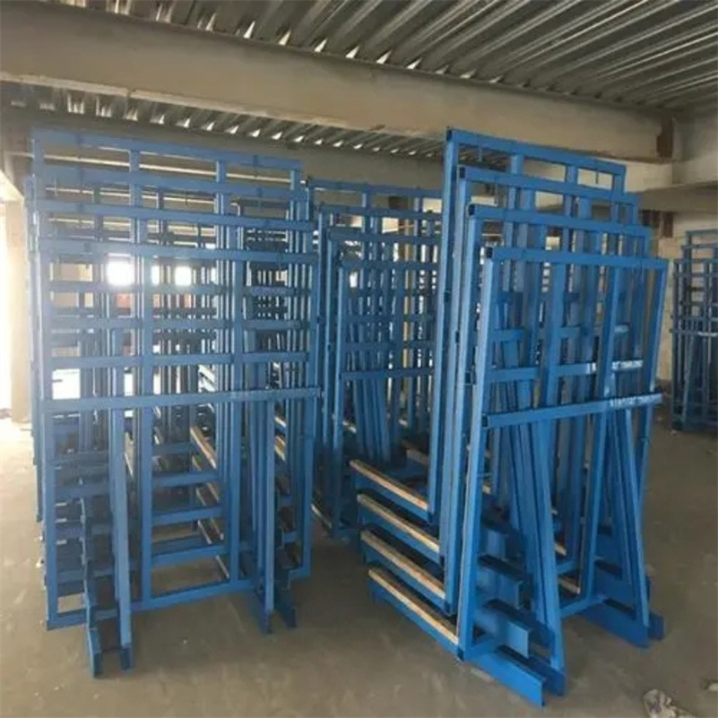 Glass Storage L-Shaped a-Shaped Turnover Rack Display Placement Glass Loading and Unloading Rack