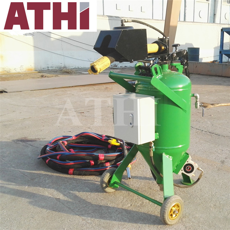 High Pressure Water Glass Bead Dustless Sandblaster Wet Type Sand Blasting Machine