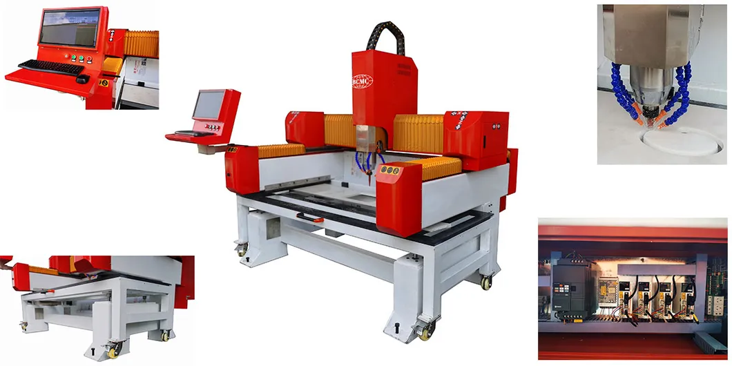 CNC Small Water Jet Sink Hole Stone Cutting Machine