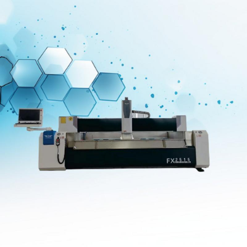 3 Axis CNC Glass Processing Center Horizontal CNC Glass Working Center