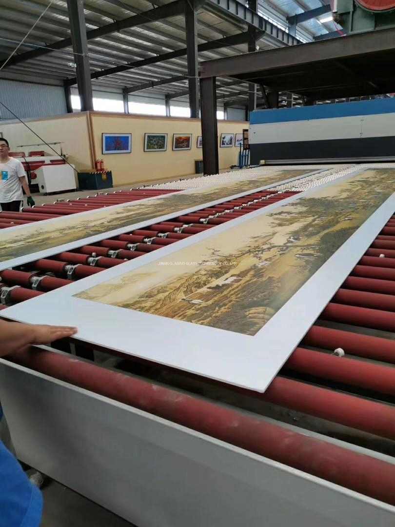 Horizontal Rollers Hearth Continous Forced Convection Flat Glass Tempering Furnace Machine