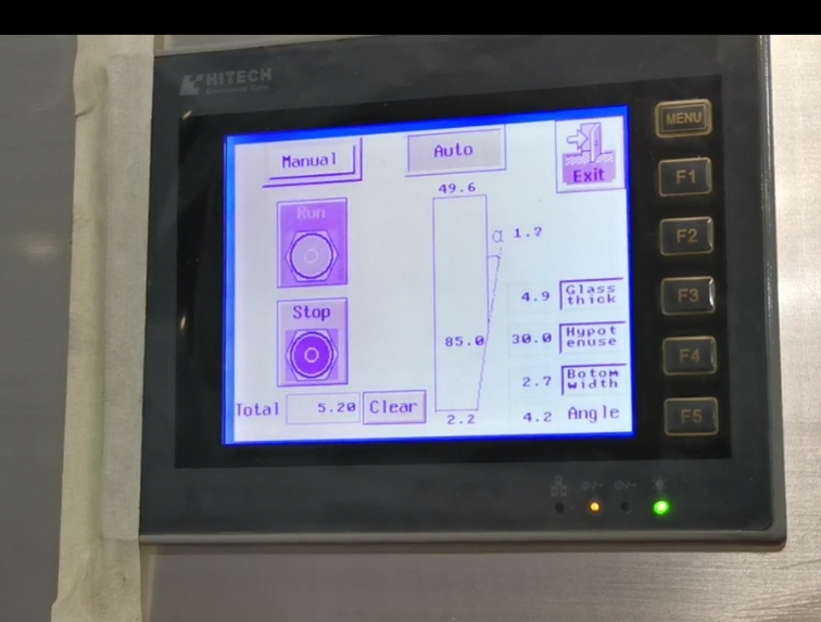9 Spindles Automatic Glass Straight Line Bevelling Edge Machine