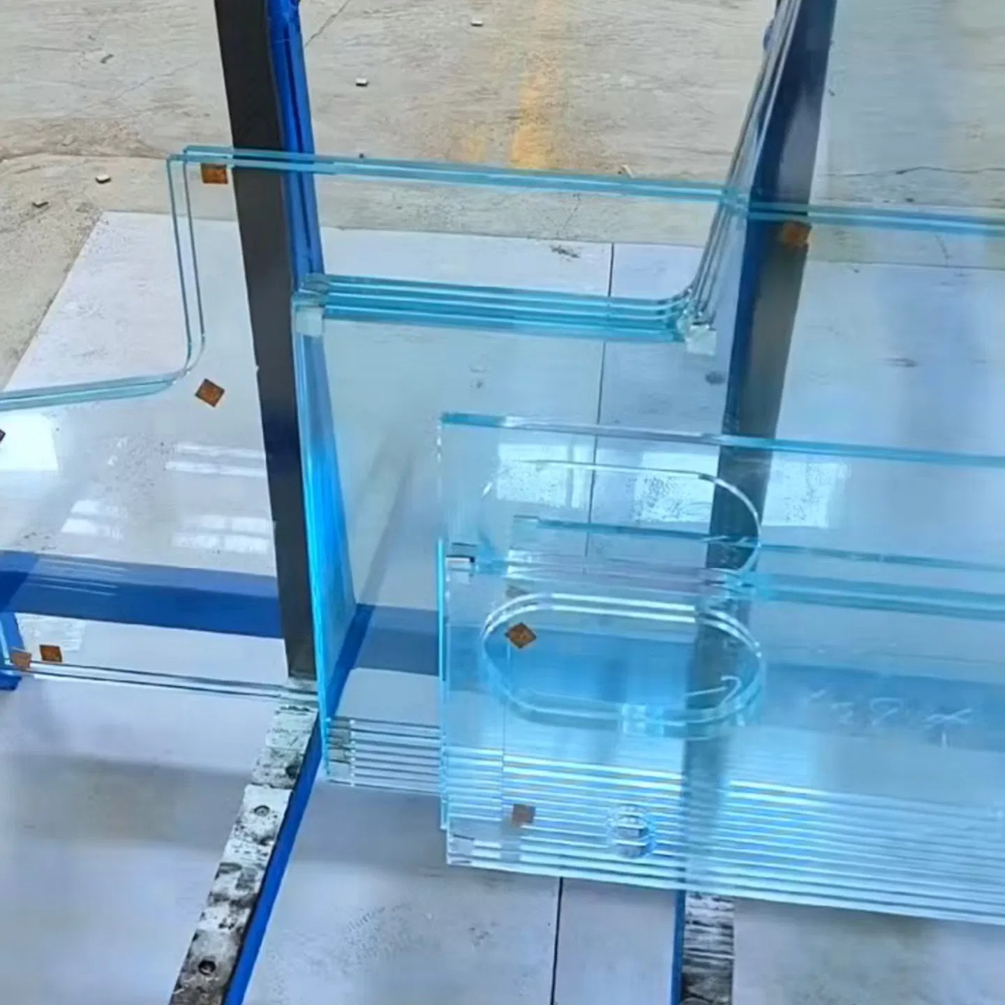 Double-Side Glass Processing Center for Drilling Edging Polishing Machine