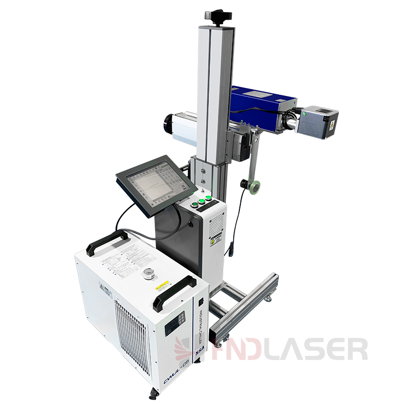 5W/10W/15W/20W UV Laser Portable Logo Marking Engraving Printing Coding Machine Price Mini CNC Barcode Date Laser Marker Engraver for Plastic Tags Glass Metal