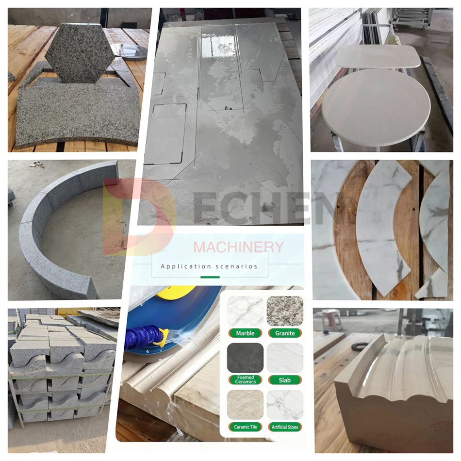 Waterjet Bridge Saw 3 4 5 Axis CNC Stone Cutting Machine for Granite Marble Slab Quartz Kitchen Countertop Milling Processing Router Wholesale Price