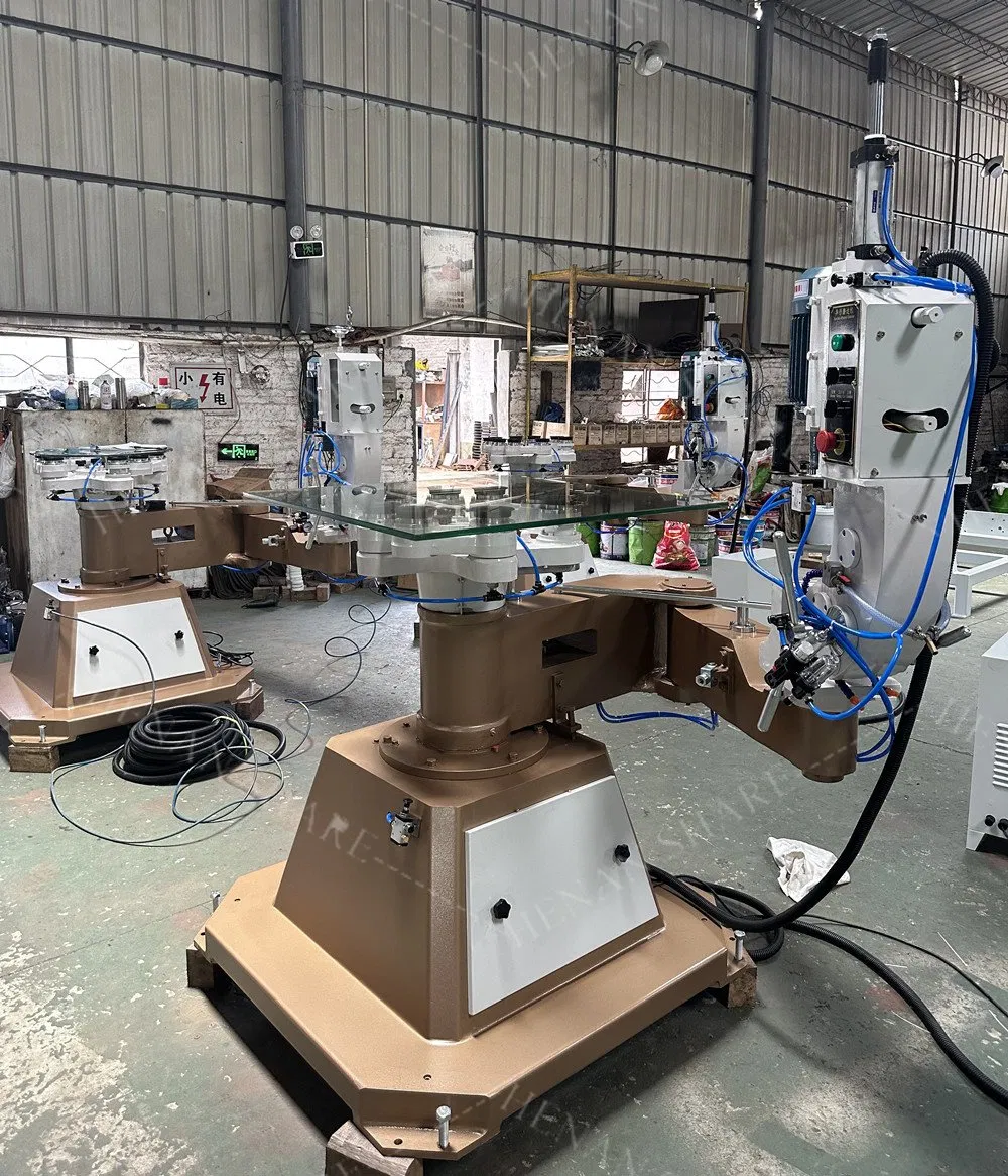 Glass Corner Grinding Machine Portable Round Oval Og Irregular Glass Shape Edging Beveling Polishing Machine