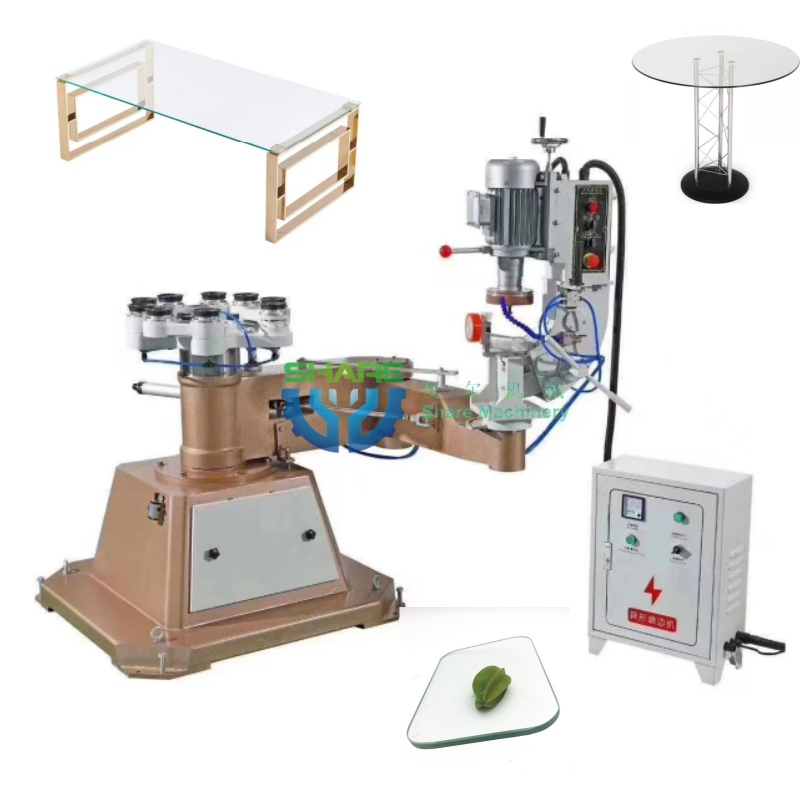 Glass Shape Edging and Polishing Machine Horizontal Glass Edging Polishing Machine Round Glass Edge Polishing Machine Glass Polishing Machine Edge