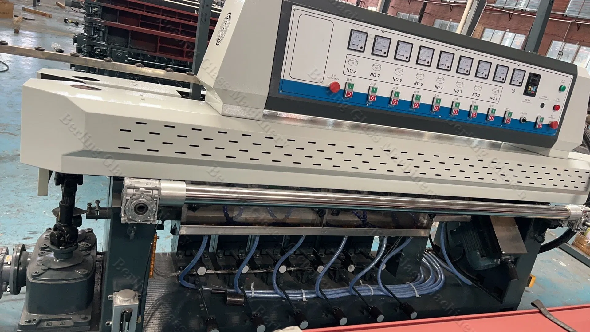 Automatic Glass Straight Line Edging Polishing Grinding Beveling Round Machine