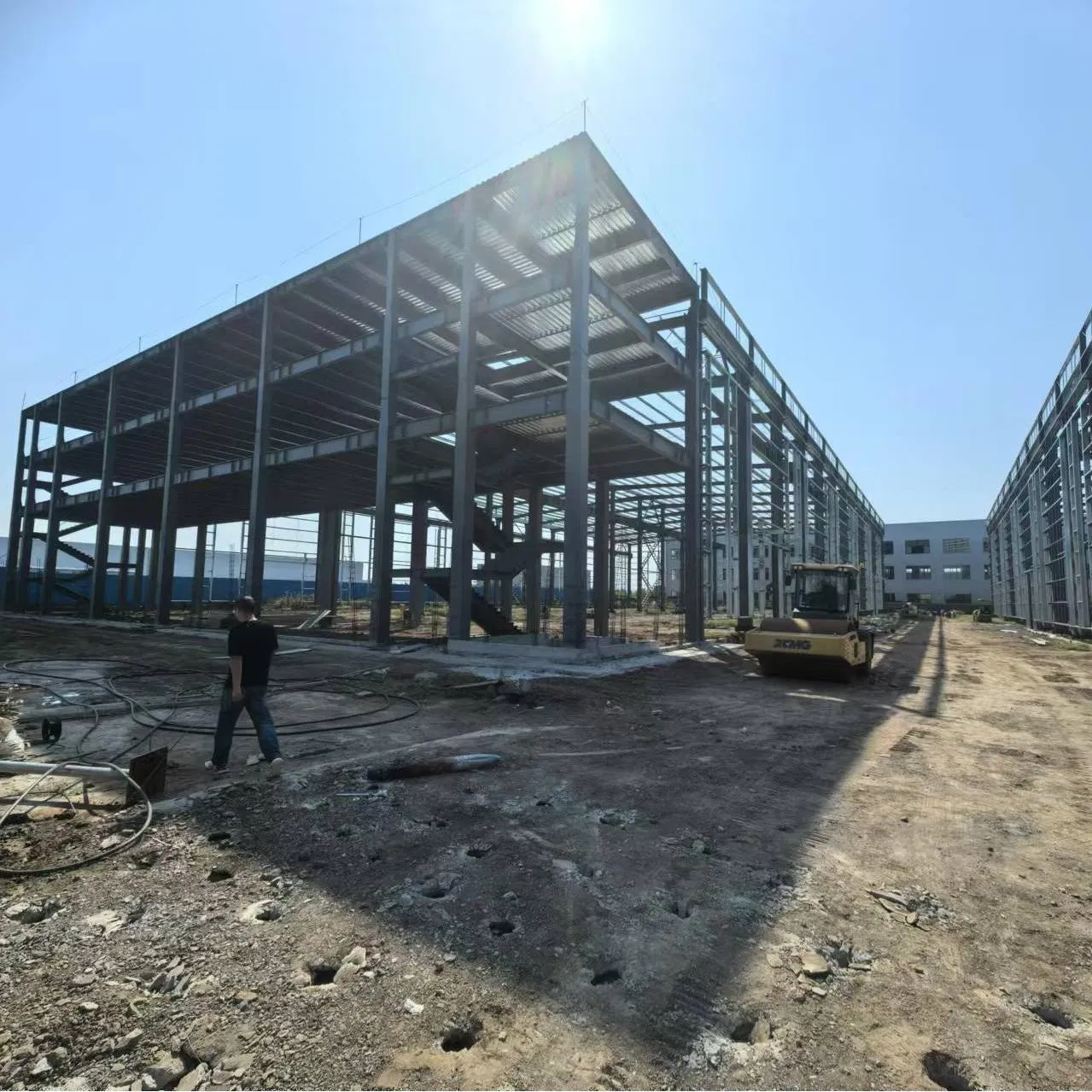 Wholesale Prefabricated Steel Structure Storage with Customized Drawing Design