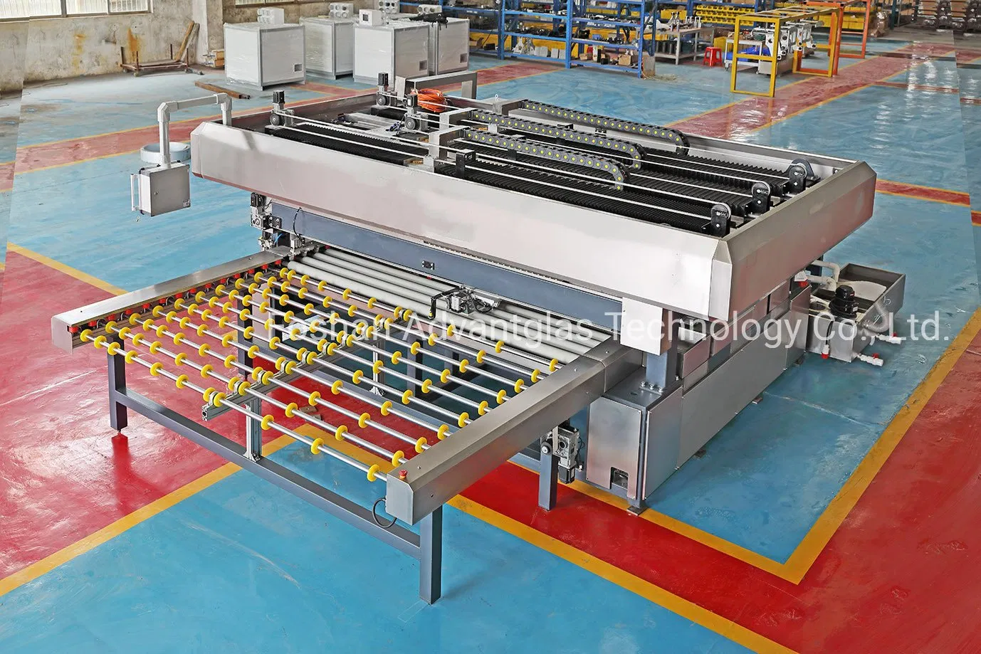 High Speed Glass Machine for 2500 Glass Four Sides Seaming Grinding Edging