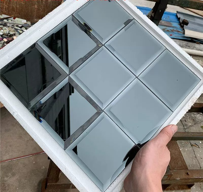 45 Angle Straight Line Glass Corner Grinding Deep Processing Equipment Beveling Polsihing Edging Machine with Double Edger