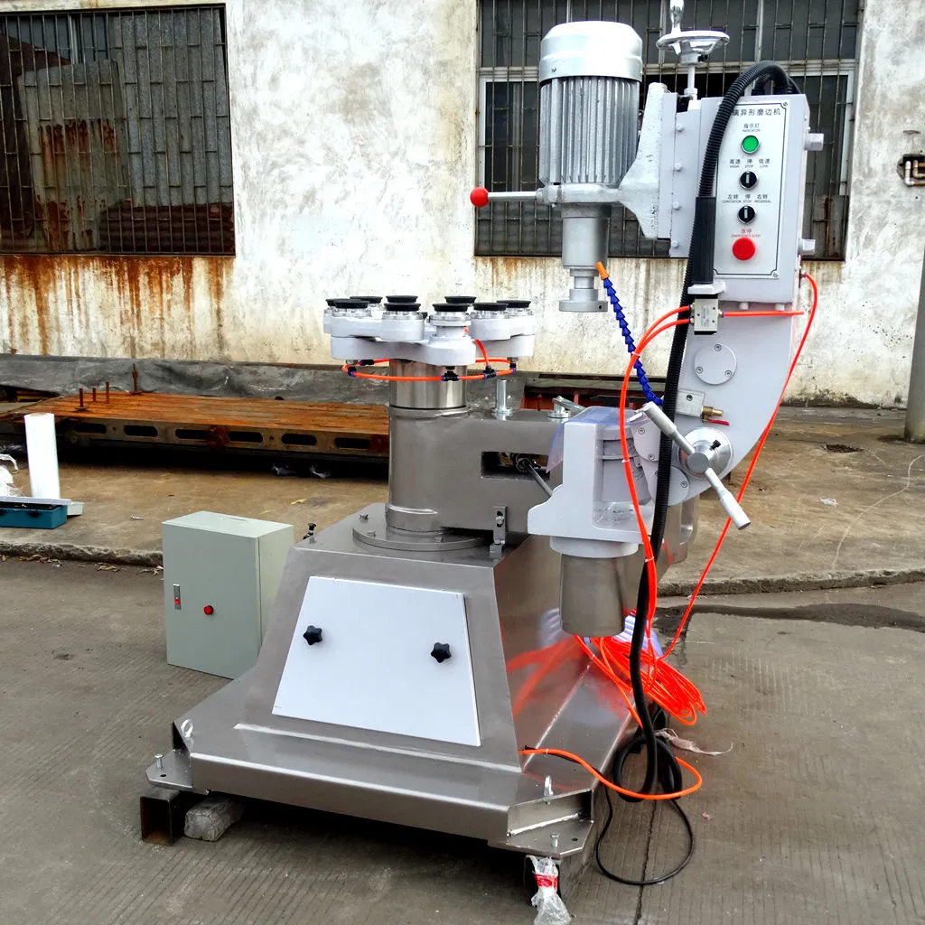 Irregular Glass Edging Round and Oval Beveling Shape Grinding Machine with Automatic Operation